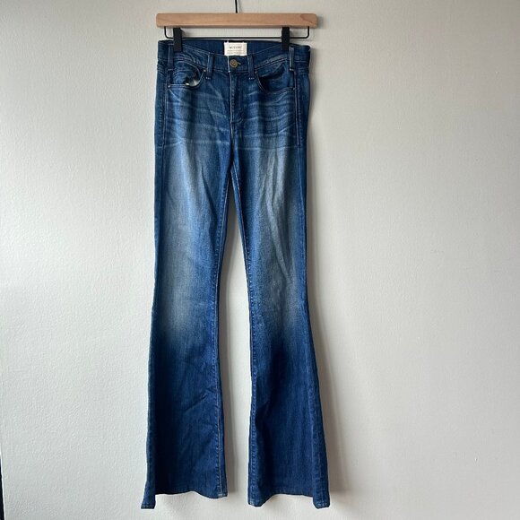 McGuire Majorelle Vintage Flare Jeans Dark Wash Low Rise Womens Size 24 - Picture 2 of 10